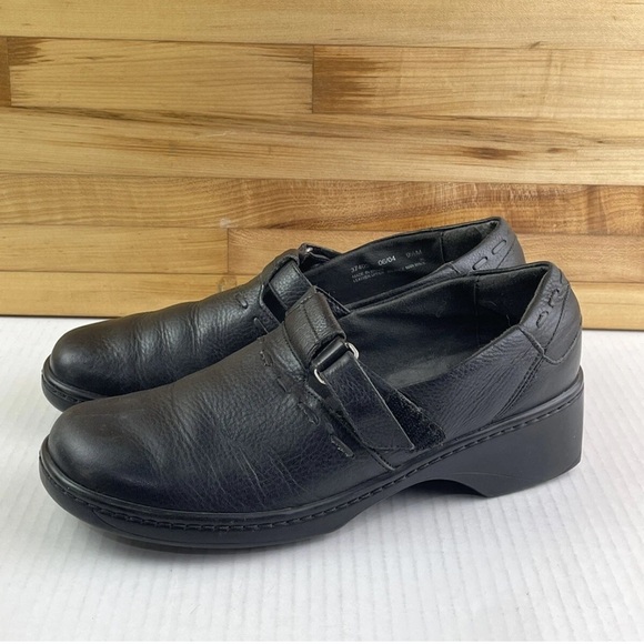 Clarks 37405 Woman's Mary Jane Closed-Toe Loafers Black Leather Size 10 - Picture 3 of 10